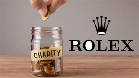 rolex charity donations